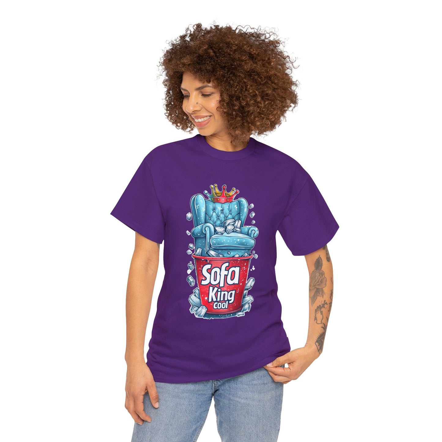 Sofa King Cool - Unisex Heavy Cotton Tee