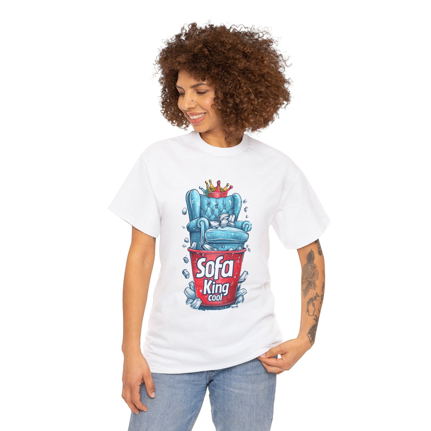 Sofa King Cool - Unisex Heavy Cotton Tee