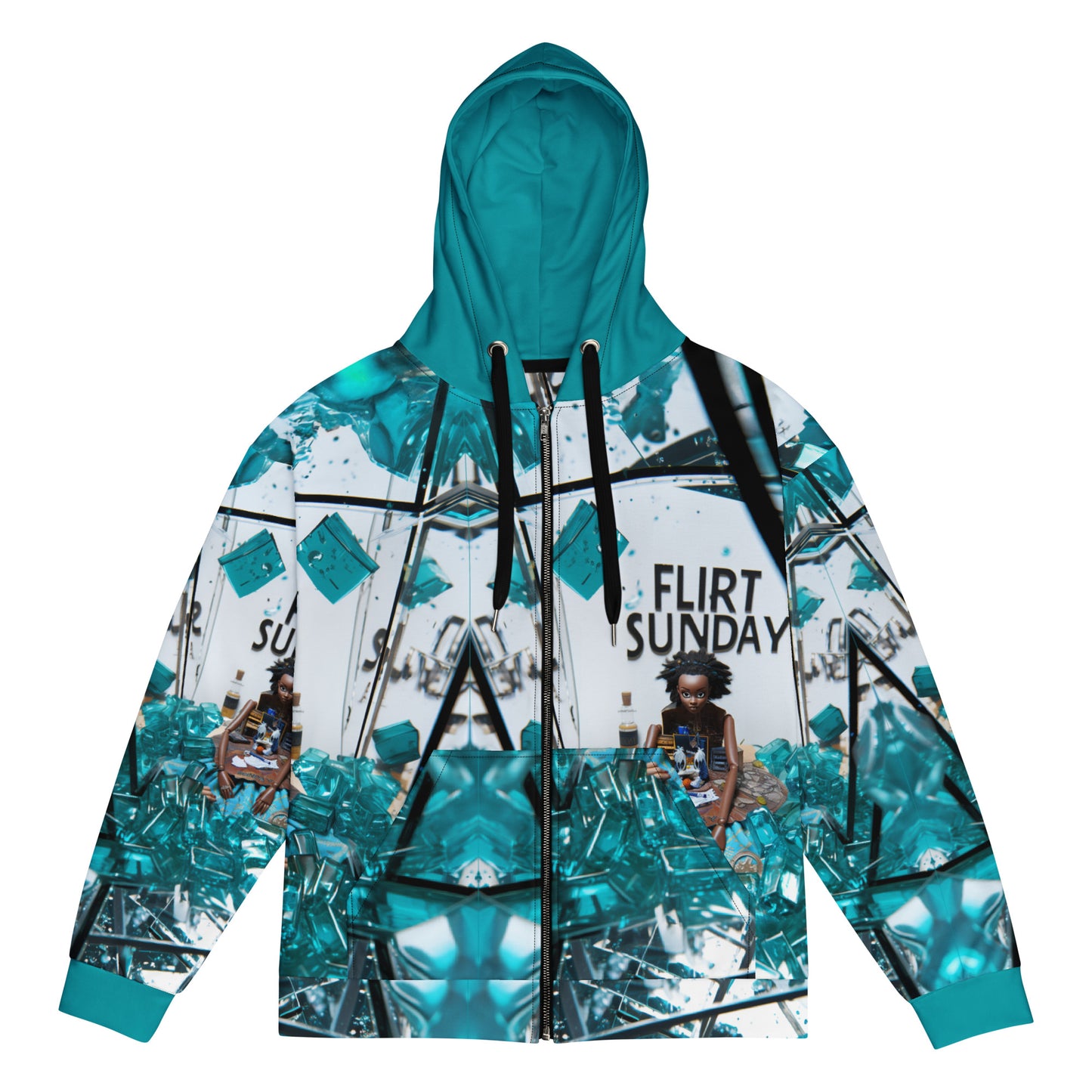 FLIRT SUNDAY - zip hoodie