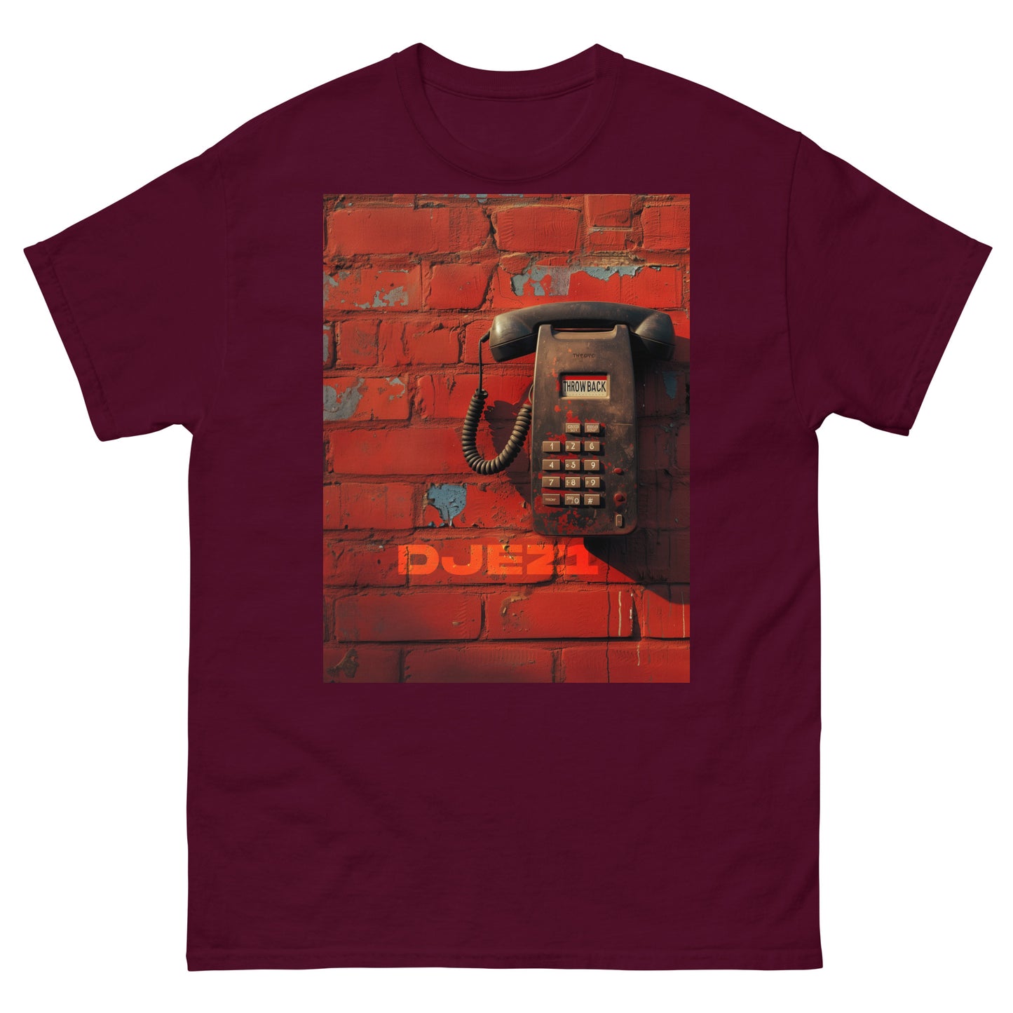 DJEZ1 THROWBACK PHONE - Men's classic tee