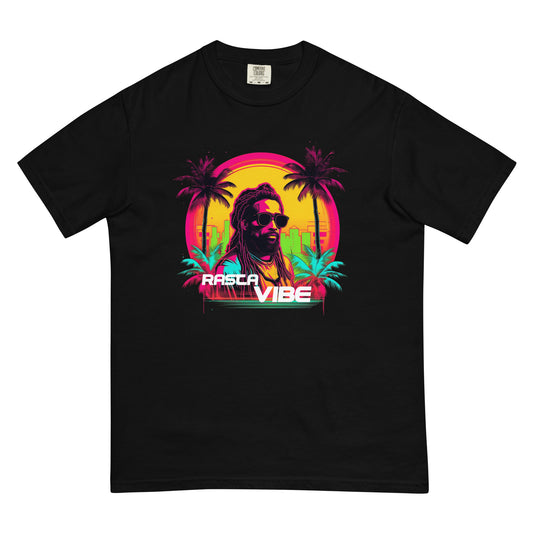 Rasta Vibe - Men’s garment-dyed heavyweight t-shirt