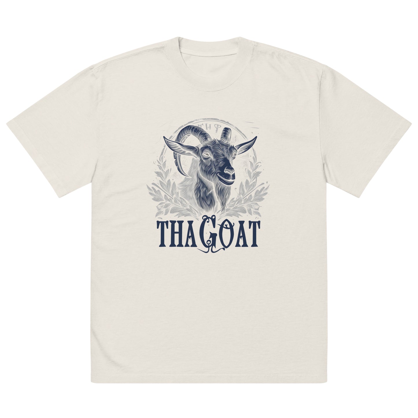 Tha Goat - Oversized faded t-shirt