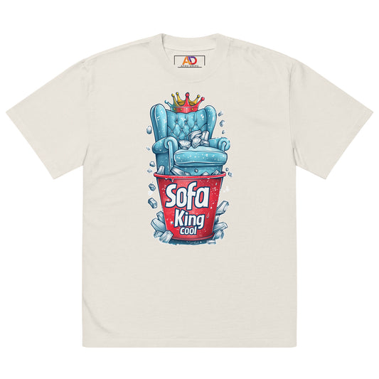 Sofa King, Cool - Oversized faded t-shirt