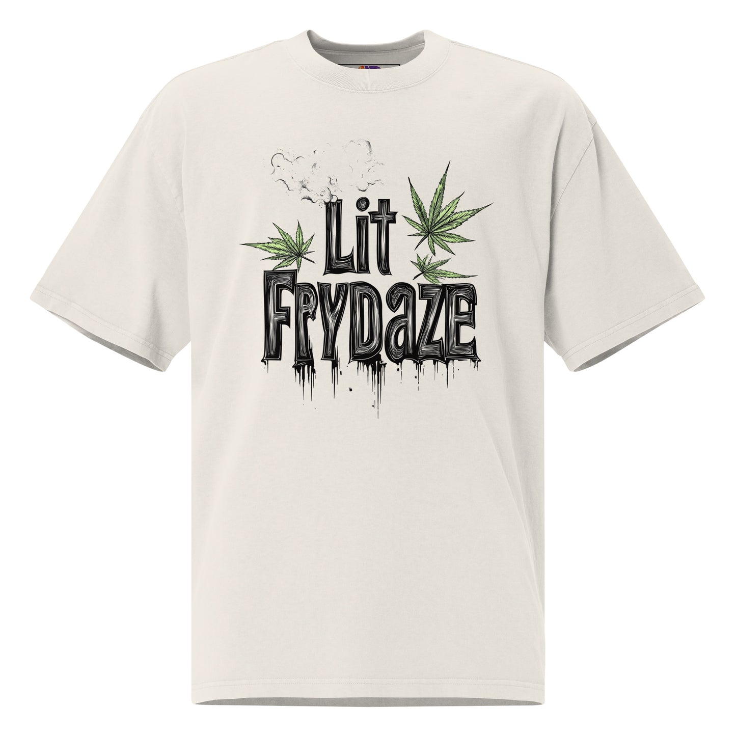 LIT FRYDAZE 8 - Oversized faded t-shirt