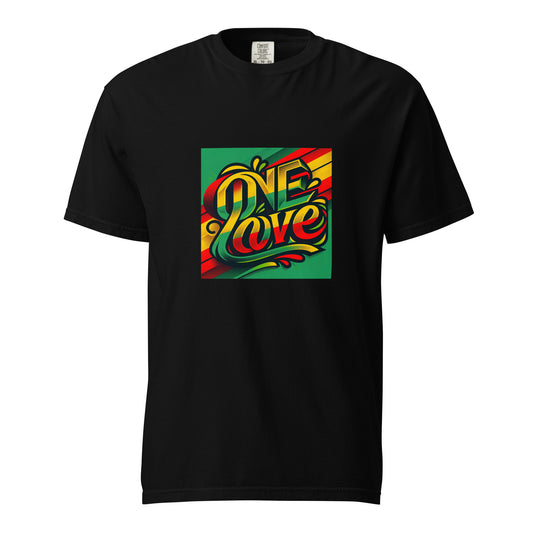 ONE LOVE - garment-dyed heavyweight t-shirt