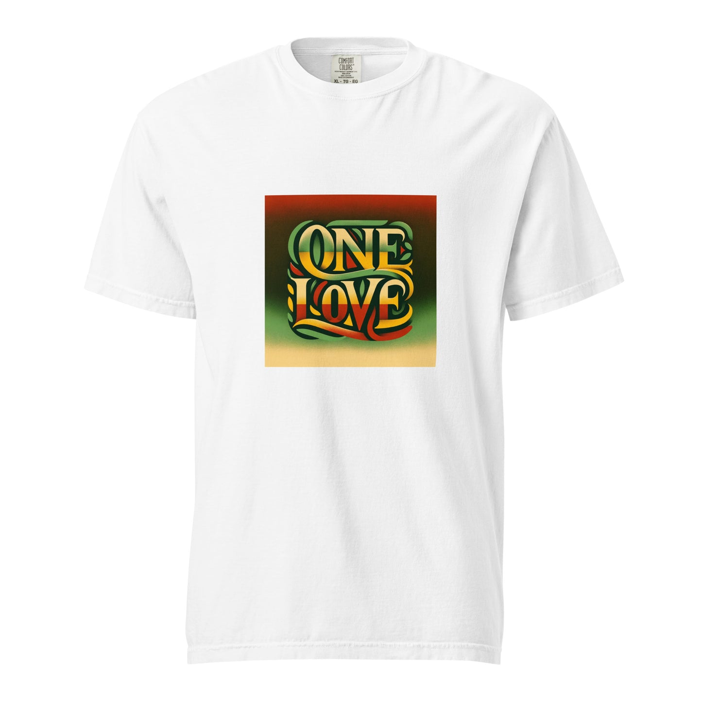 ONE LOVE - garment-dyed heavyweight t-shirt