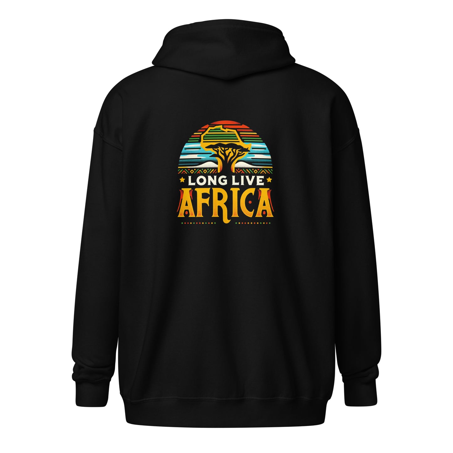 Long Live Africa - Unisex heavy blend zip hoodie