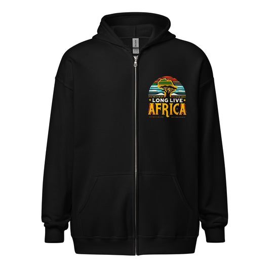 Long Live Africa - Unisex heavy blend zip hoodie