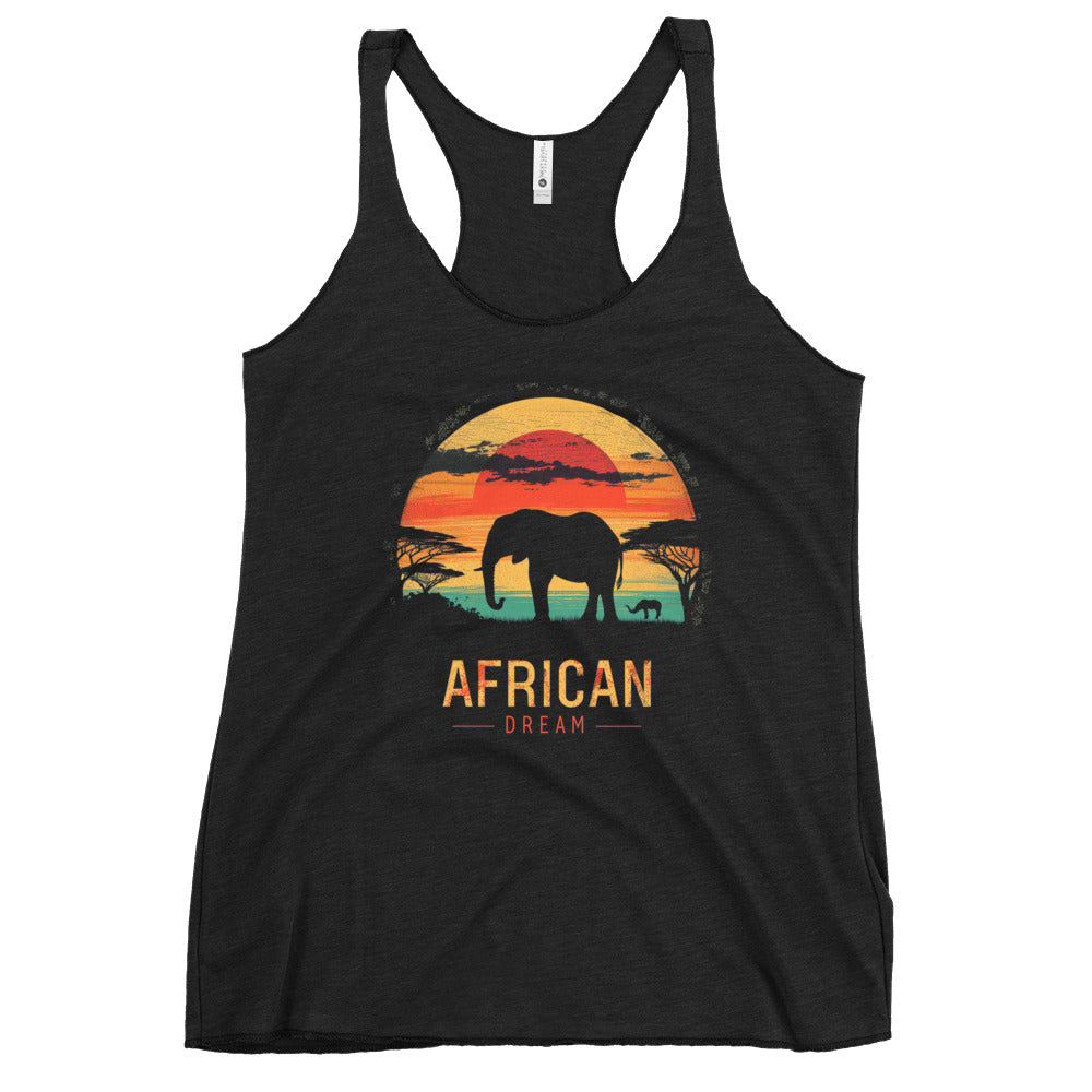 African Dream - Women's Racerback Tank