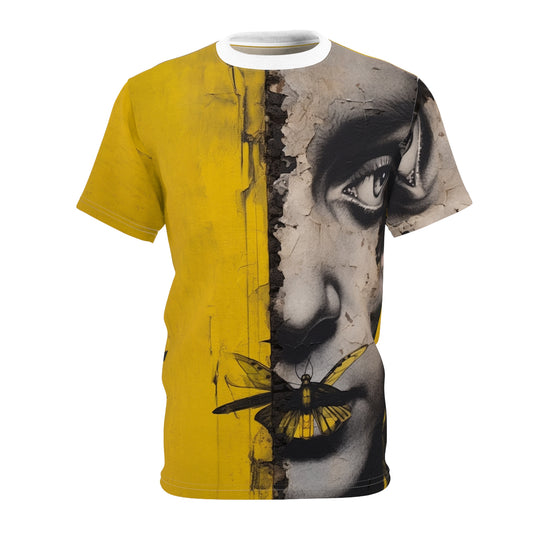 Yellow Moth - Unisex Cut & Sew Tee