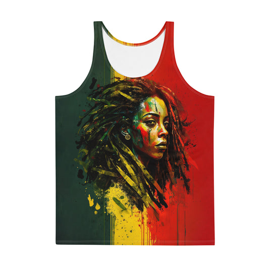 Rasta Woman - Unisex Tank Top