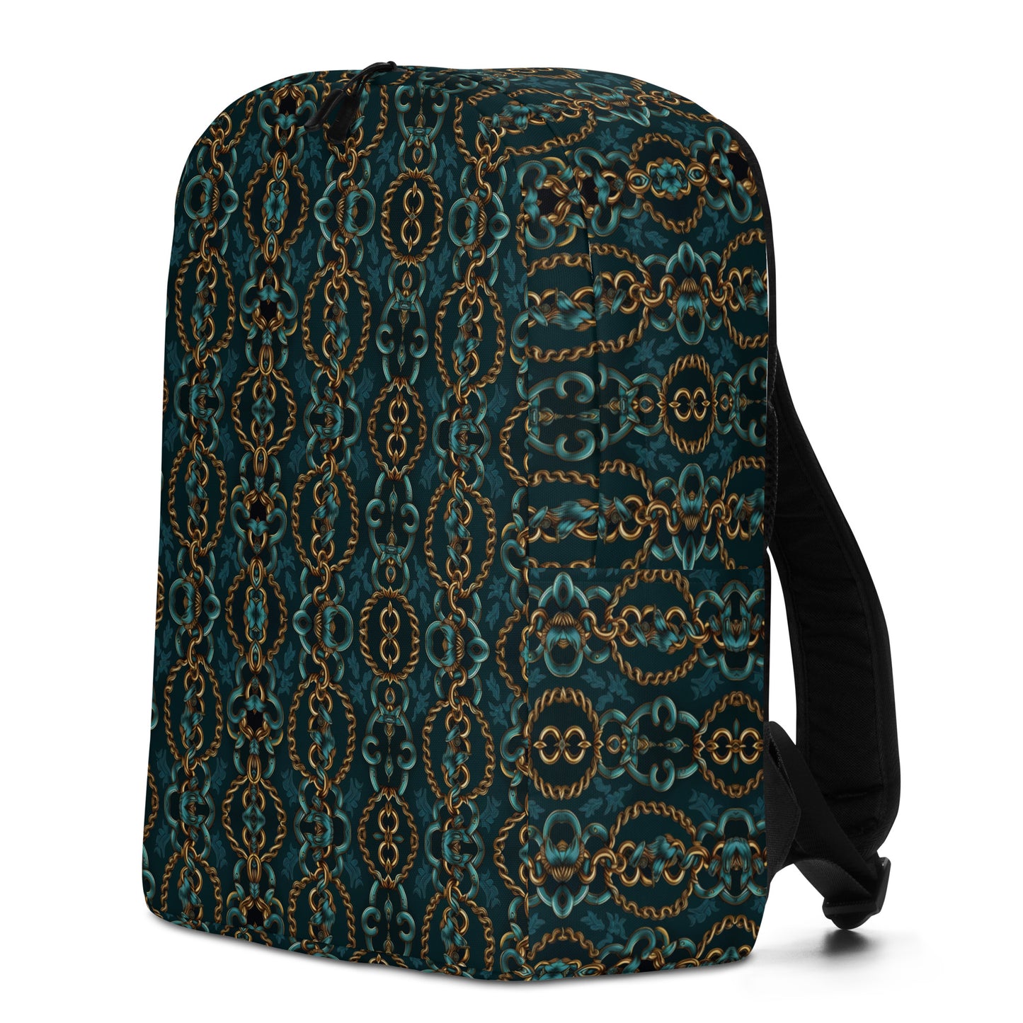 Green Gold Chain - Minimalist Backpack