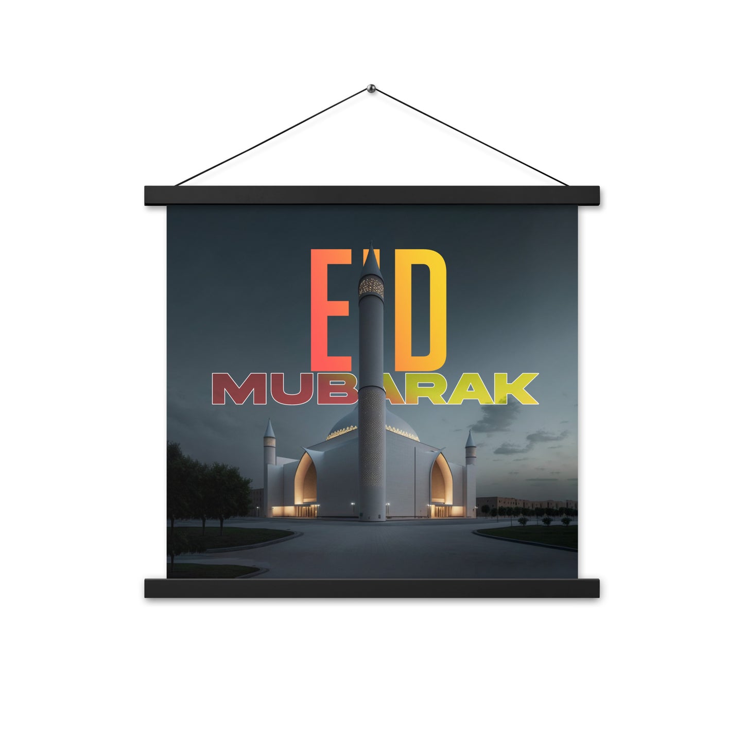 Eid Mubarak - Poster with hangers