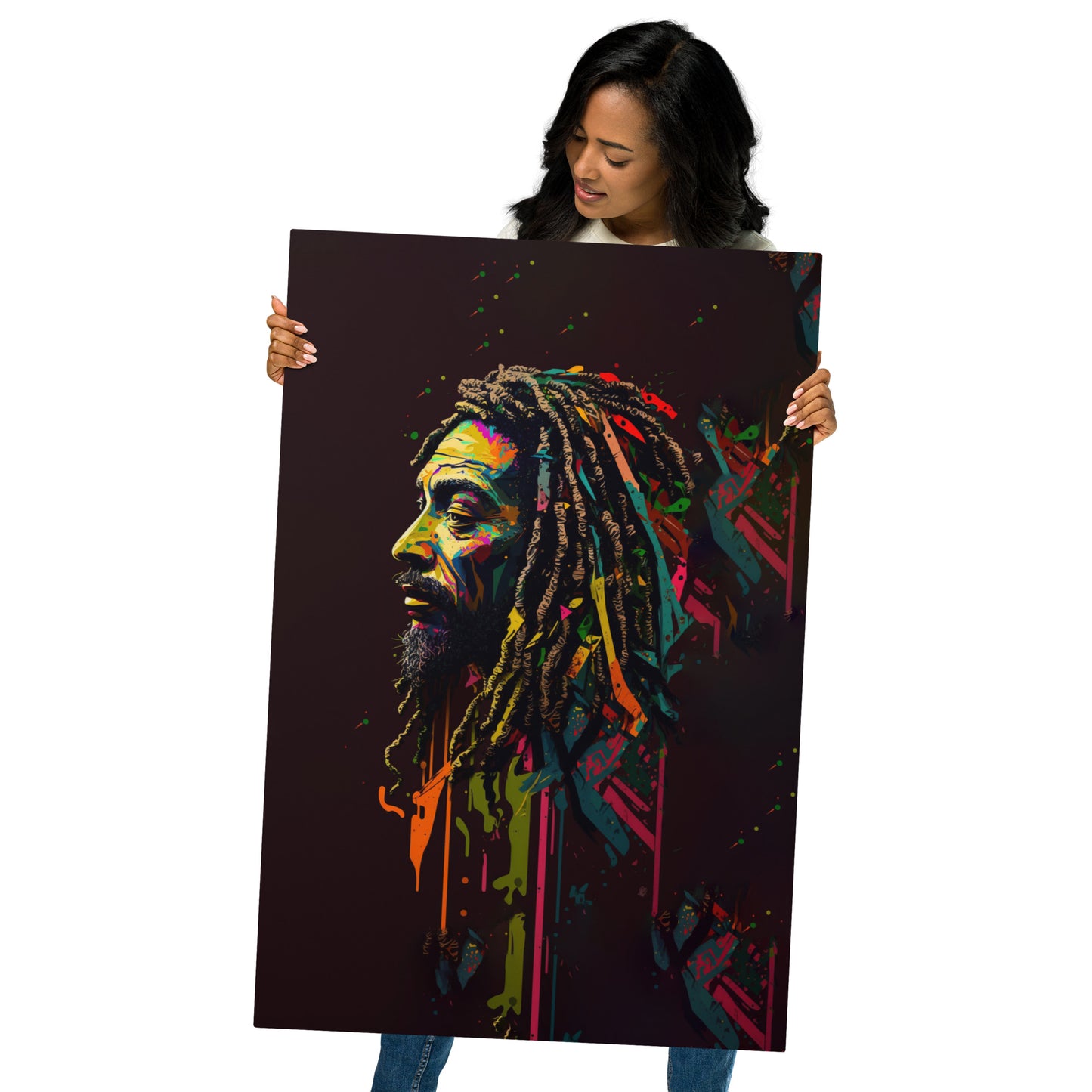 Rasta - Metal prints