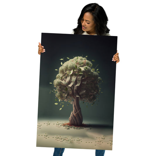 Money Tree - Metal prints